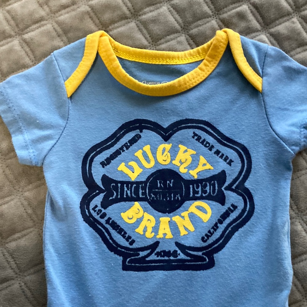 Lucky brand onesie size 0-3